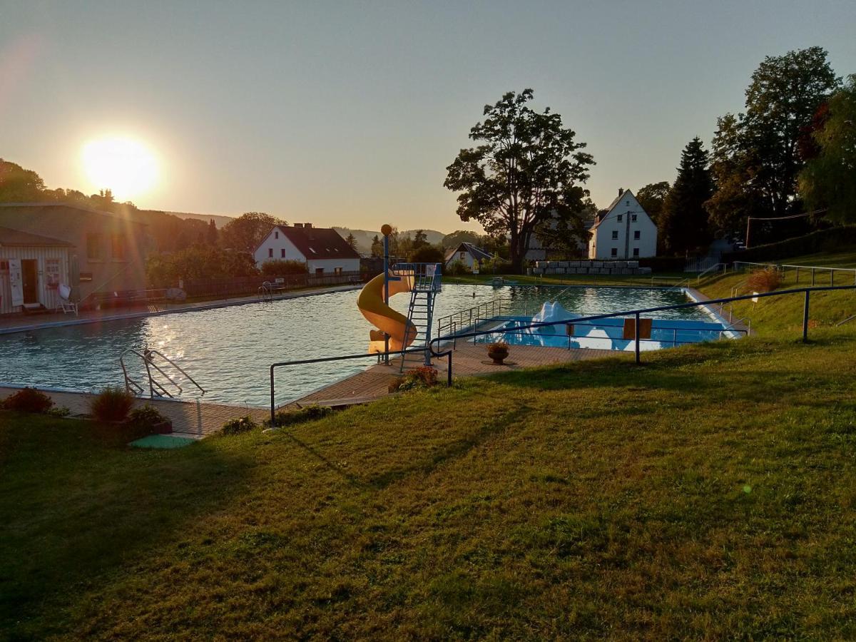 Ferienwohnung Erzgebirge Grunhainichen Экстерьер фото